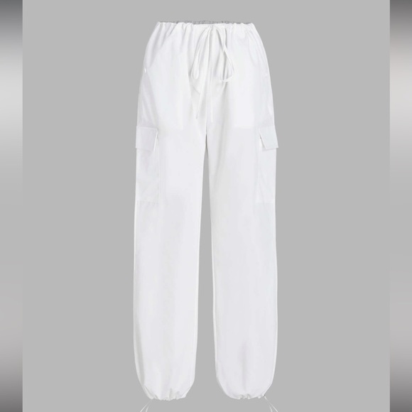 Cider White Parachute Cargo Pants - Picture 1 of 1